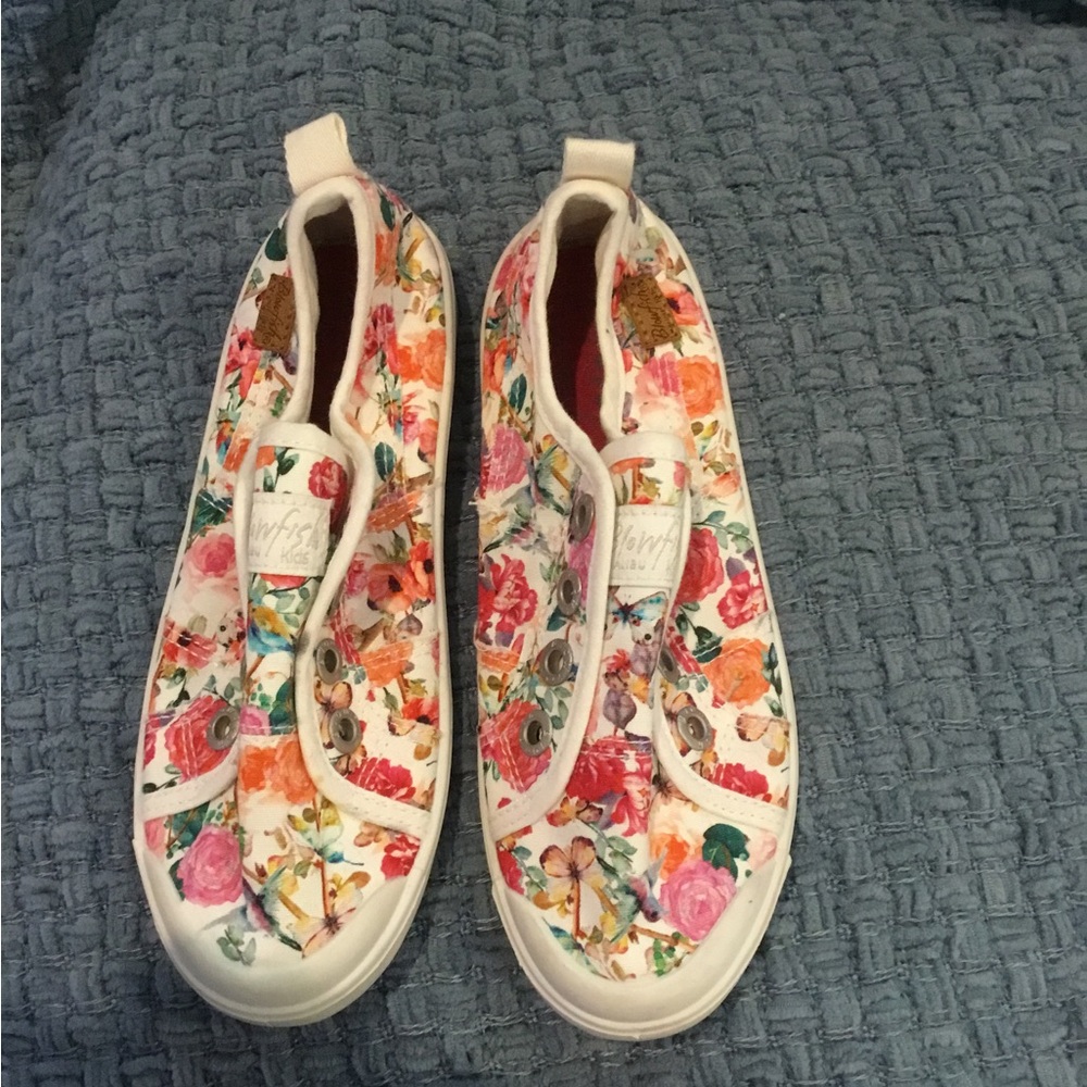 Floral Slip-On Sneakers